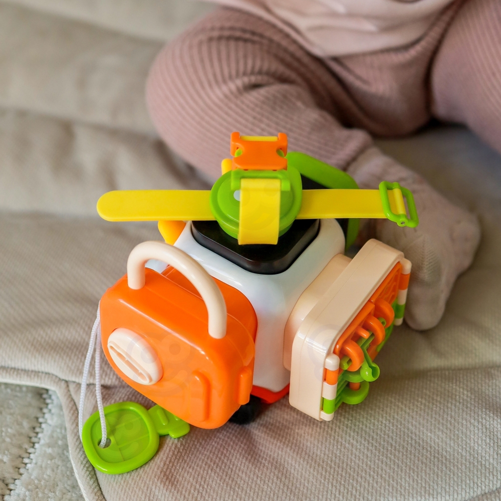 WOOPIE BABY Montessori konstrukcijų manipuliacijos automobilinis rinkinys Kitten 1