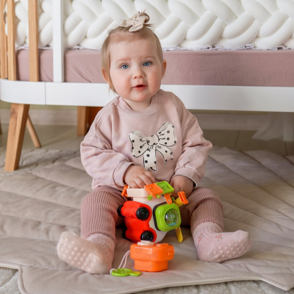 WOOPIE BABY Zestaw Montessori Samochód Manipulacyjny Konstrukcyjny Kotek 1					