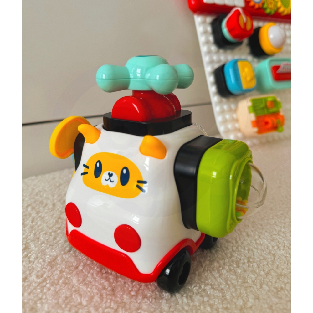 WOOPIE BABY Zestaw Montessori Samochód Manipulacyjny Konstrukcyjny Kotek 1					