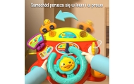 WOOPIE BABY Interactive Steering Wheel Airplane Vehicle for Crib Stroller Effects 18m+