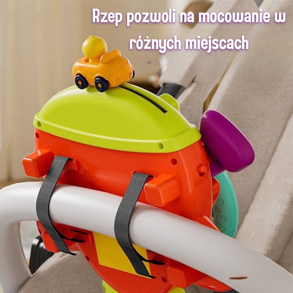 Interaktyvus lėktuvo formos vairas WOOPIE BABY nuo 18 mėn.-Žaislai, Kūdikiams, Žaislai mažyliams (iki 4 m.