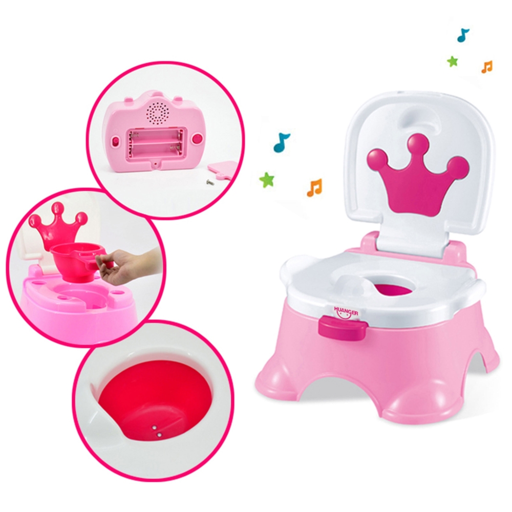 Naktipuodis WOOPIE BABY 3-in-1 su muzika, rožinis-Priežiūrai, Naktipuodžiai, laipteliai-e-vaikas