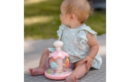 WOOPIE BABY Colorful Animals Pink Spinning Top with Balls Carousel