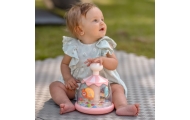 WOOPIE BABY Colorful Animals Pink Spinning Top with Balls Carousel