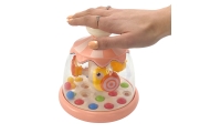 WOOPIE BABY Colorful Animals Pink Spinning Top with Balls Carousel