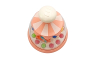 WOOPIE BABY Colorful Animals Pink Spinning Top with Balls Carousel