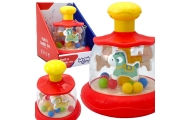 WOOPIE BABY Colorful Horses Red Spinning Top Carousel