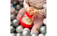 WOOPIE BABY Colorful Horses Red Spinning Top Carousel