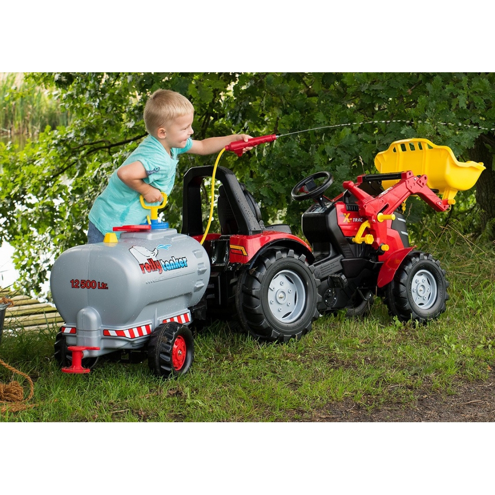 Cisterninė priekaba su purkštuvu ir siurbliu Rolly Toys rollyTrailer-Judėjimui, Minami traktoriai ir jų priedai-e-vaikas