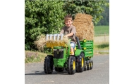 Traktoriaus kaušo griebtuvas medienai krauti Rolly Toys-Judėjimui, Minami traktoriai ir jų priedai-e-vaikas