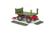 „Rolly Toys“ „rollyTrailer Rolly Multi“ dviejų ašių priekaba, žalia					