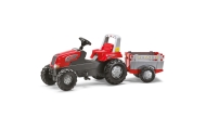 Pedalinis traktoriukas su priekaba Rolly Toys RollyJunior RT Junior 3-8 metų iki 50 kg-Judėjimui, Minami traktoriai ir jų prieda