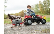 Rolly Toys RollyJunior RT - Traktor na pedały z przyczepą Junior 3-8 lat do 50kg