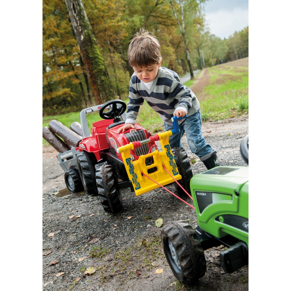 Pedalinis traktoriukas su priekaba Rolly Toys RollyJunior RT Junior 3-8 metų iki 50 kg-Judėjimui, Minami traktoriai ir jų prieda
