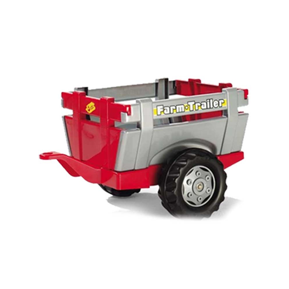 Pedalinis traktoriukas su priekaba Rolly Toys RollyJunior RT Junior 3-8 metų iki 50 kg-Judėjimui, Minami traktoriai ir jų prieda