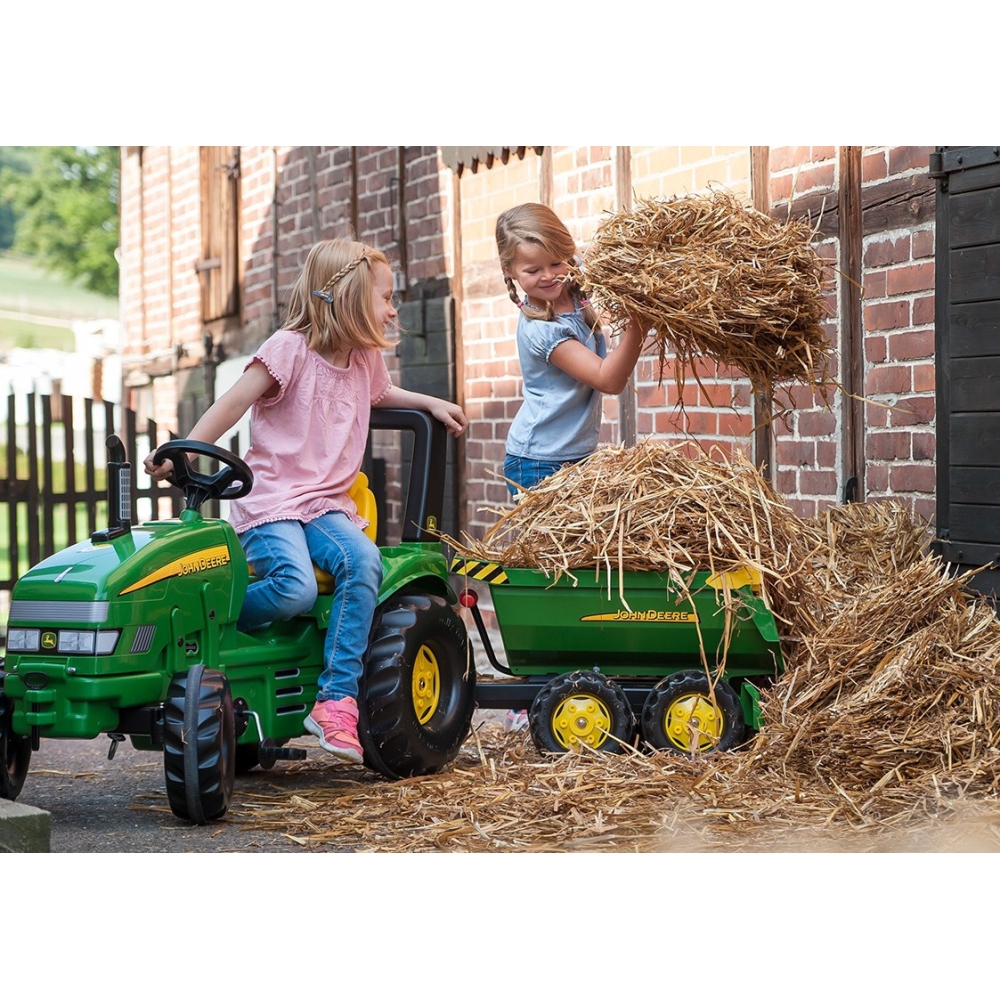 Rolly Toys rollyHalfpipe John Deere Przyczepa wywrotka 