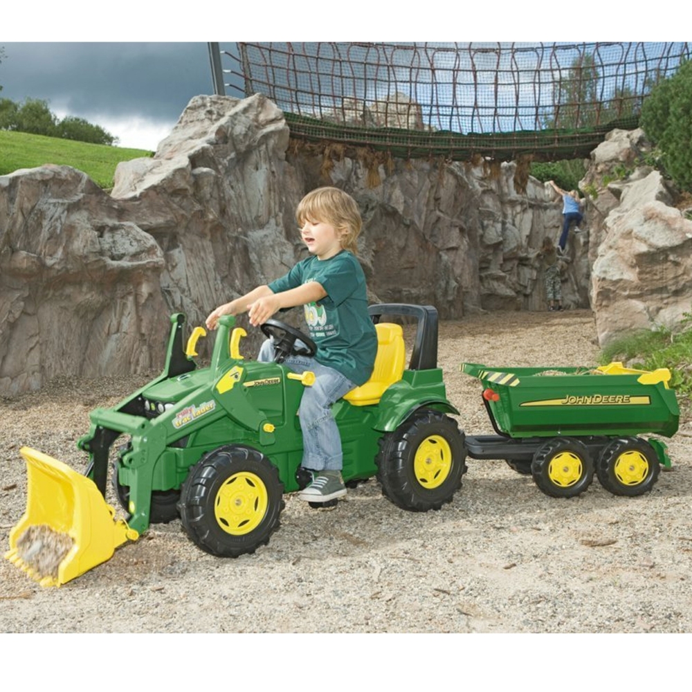 Rolly Toys rollyHalfpipe John Deere Przyczepa wywrotka 