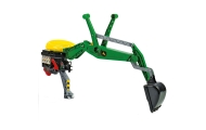 Ekskavatoriaus prikabinamas kaušas John Deere RollyBackhoe - Rolly Toys-Judėjimui, Minami traktoriai ir jų priedai-e-vaikas