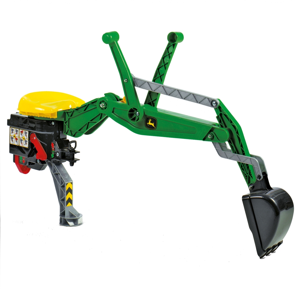 Ekskavatoriaus prikabinamas kaušas John Deere RollyBackhoe - Rolly Toys-Judėjimui, Minami traktoriai ir jų priedai-e-vaikas