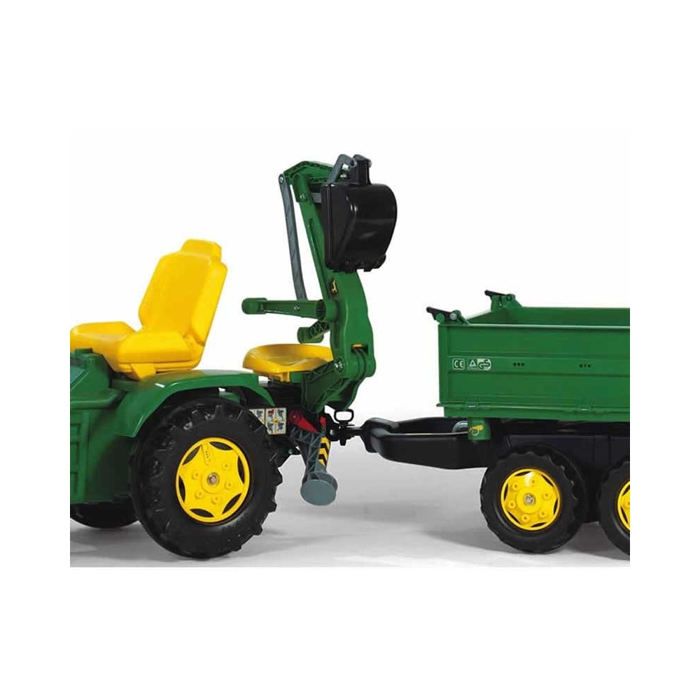 John Deere RollyBackhoe - Koparka Rolly Toys doczepiana łyżka