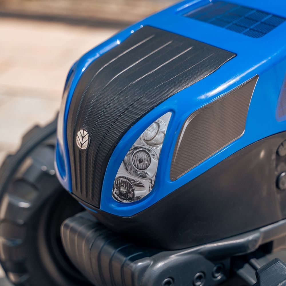 Pedalinis traktorius FALK New Holland Large su priekaba nuo 3 metų-Judėjimui, Minami traktoriai ir jų priedai-e-vaikas