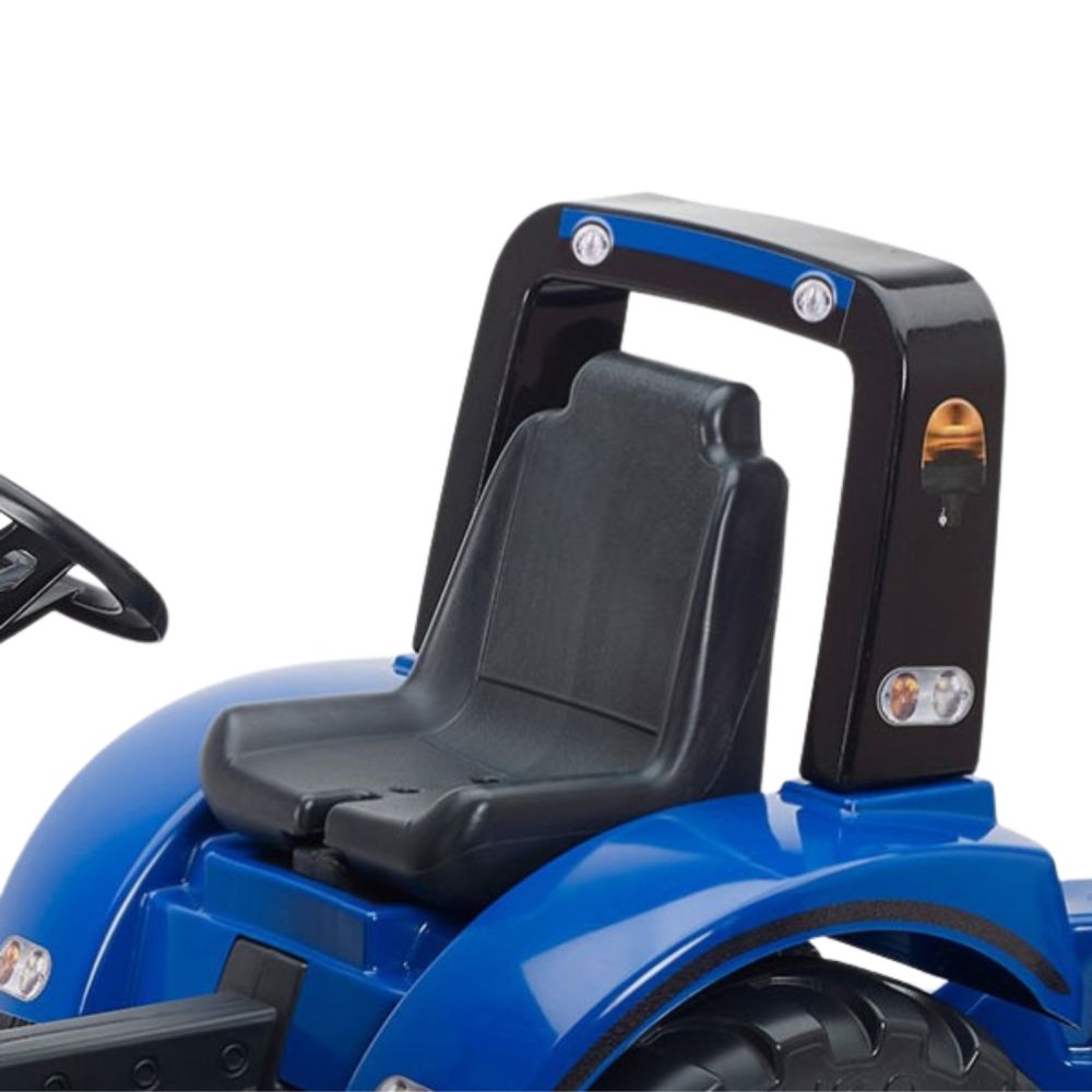 Pedalinis traktorius FALK New Holland Large su priekaba nuo 3 metų-Judėjimui, Minami traktoriai ir jų priedai-e-vaikas