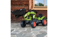 Falk Traktor Claas z Przyczepą i Łyżką na pedały