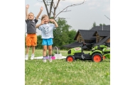 Falk Traktor Claas z Przyczepą i Łyżką na pedały
