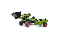 Falk Traktor Claas z Przyczepą i Łyżką na pedały