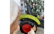 FALK Traktor na Pedały Claas Duży z Przyczepką od 3 lat