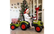 FALK Traktor na Pedały Claas Duży z Przyczepką od 3 lat