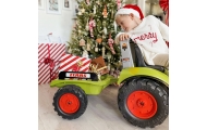 FALK Traktor na Pedały Claas Duży z Przyczepką od 3 lat