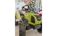 Pedalinis traktorius FALK Claas Large su priekaba nuo 3 metų-Judėjimui, Minami traktoriai ir jų priedai-e-vaikas