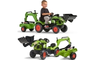 FALK Traktor z Przyczepą CLAAS Arion Backhoe ŁYŻKA + Ładowarka Od 2 Lat