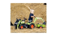 FALK Traktor z Przyczepą CLAAS Arion Backhoe ŁYŻKA + Ładowarka Od 2 Lat