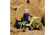 FALK Traktor z Przyczepą CLAAS Arion Backhoe ŁYŻKA + Ładowarka Od 2 Lat
