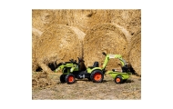 FALK Traktor z Przyczepą CLAAS Arion Backhoe ŁYŻKA + Ładowarka Od 2 Lat
