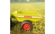 Paspiriamas traktorius su priekaba FALK Baby Claas Axos 310, žalias, nuo 1 metų-Judėjimui, Paspiriamosios mašinėlės ir jų prieda