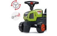 FALK Baby Claas Axos 310 Green Tractor with Trailer from 1 year