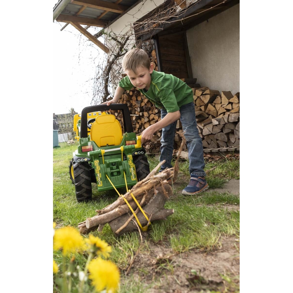 Traktoriaus gervė Rolly Toys rollyPowerwinch John Deere-Judėjimui, Minami traktoriai ir jų priedai-e-vaikas