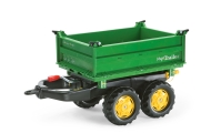 "Rolly Toys" savivartė priekaba "RollyMega Trailer Green-Judėjimui, Minami traktoriai ir jų priedai-e-vaikas