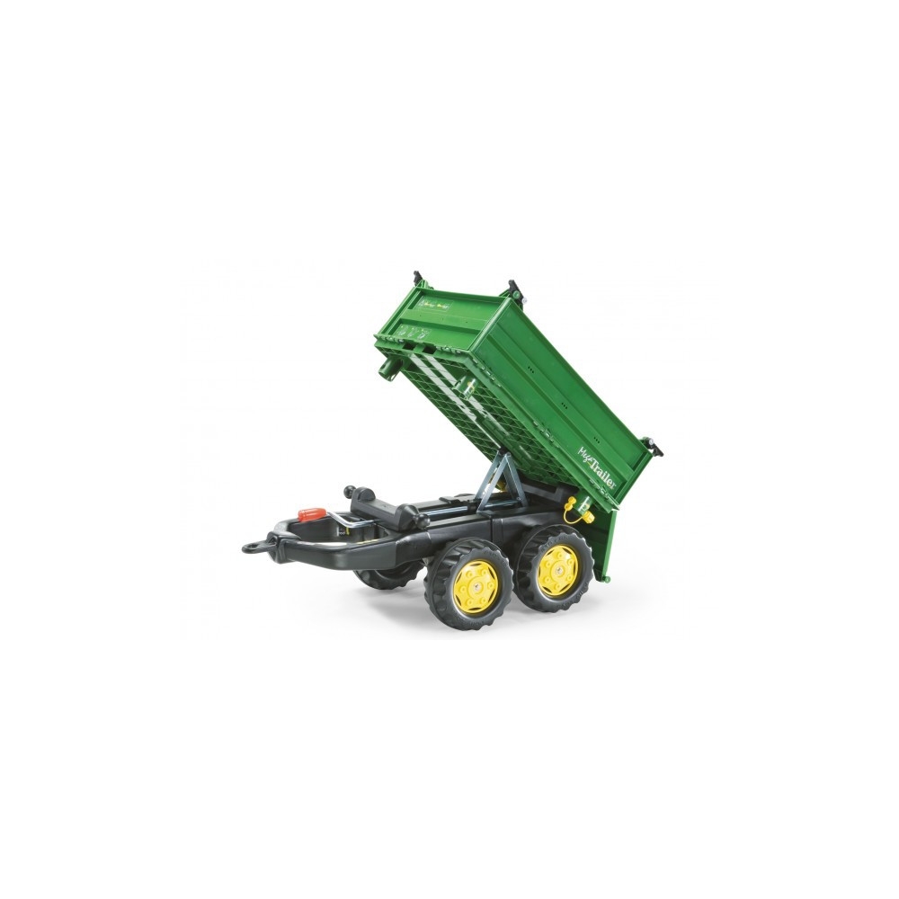Rolly Toys Przyczepa wywrotka RollyMega Trailer Zielona