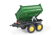 "Rolly Toys" savivartė priekaba "RollyMega Trailer Green-Judėjimui, Minami traktoriai ir jų priedai-e-vaikas