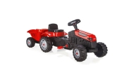 Pedalinis traktorius su priekaba WOOPIE Farmer GoTrac MAXI, raudonas-Judėjimui, Minami traktoriai ir jų priedai-e-vaikas