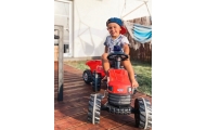 Pedalinis traktorius su priekaba WOOPIE Farmer GoTrac MAXI, raudonas-Judėjimui, Minami traktoriai ir jų priedai-e-vaikas