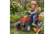 Pedalinis traktorius WOOPIE Farmer GoTrac su tyliais ratais-Judėjimui, Minami traktoriai ir jų priedai-e-vaikas