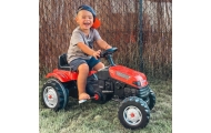 Pedalinis traktorius WOOPIE Farmer GoTrac su tyliais ratais-Judėjimui, Minami traktoriai ir jų priedai-e-vaikas
