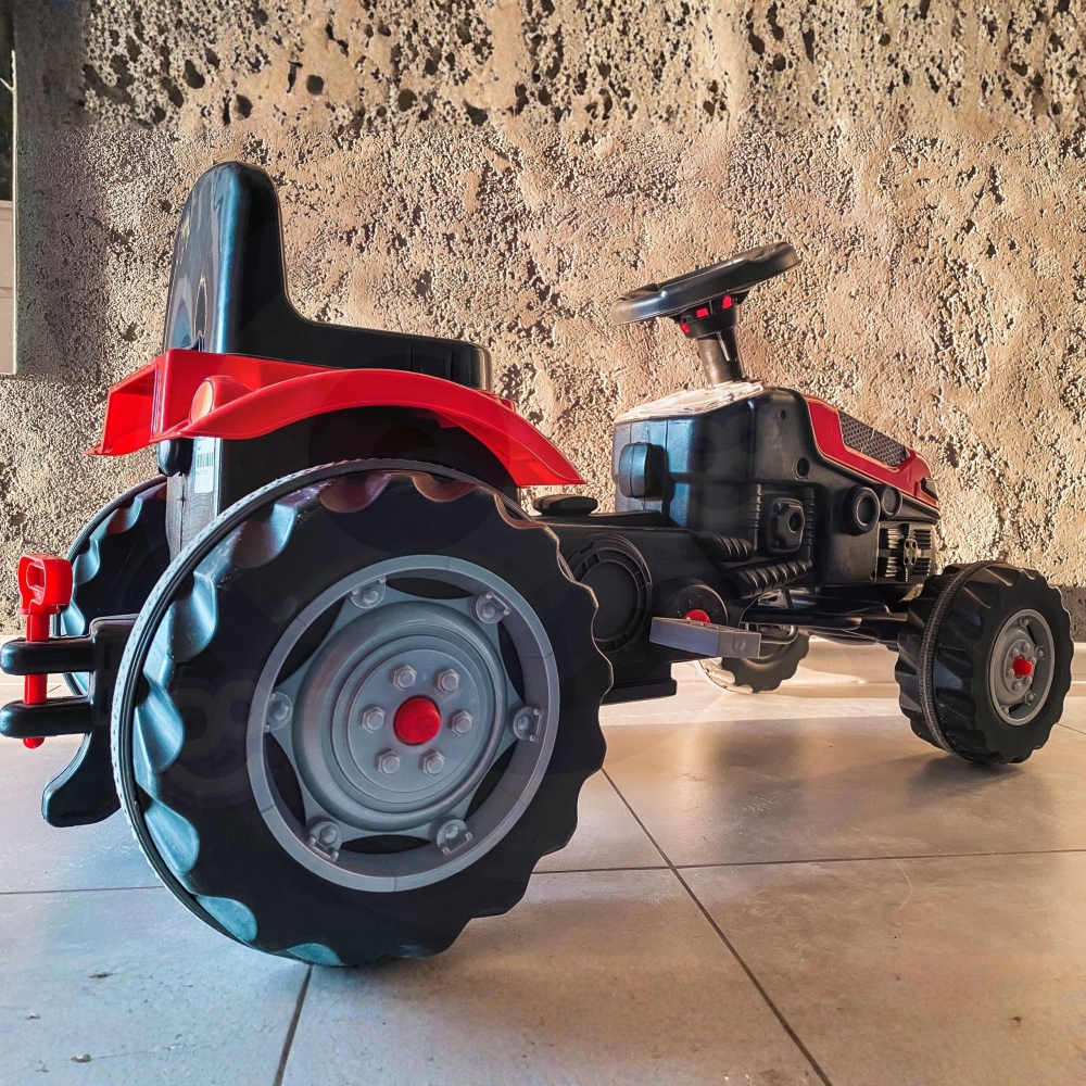 WOOPIE Pedal Tractor Farmer GoTrac Tractor Silent Wheels 