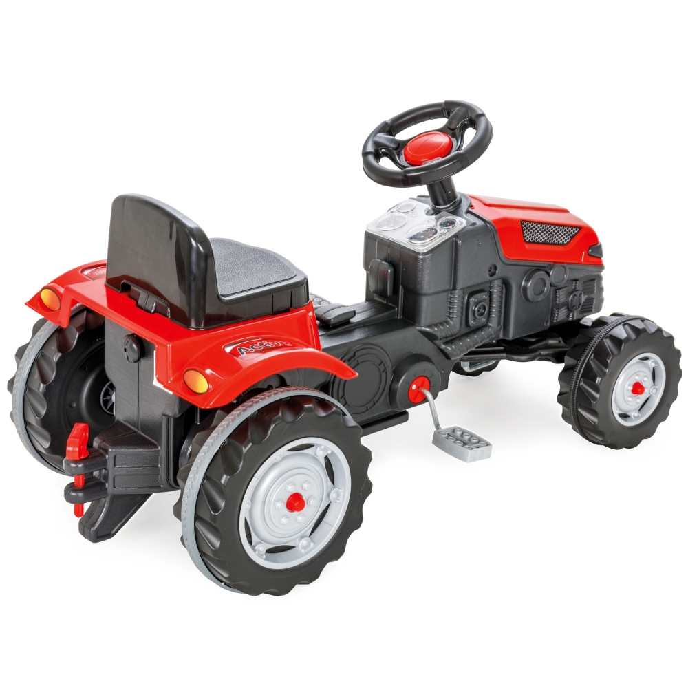 Pedalinis traktorius WOOPIE Farmer GoTrac su tyliais ratais-Judėjimui, Minami traktoriai ir jų priedai-e-vaikas