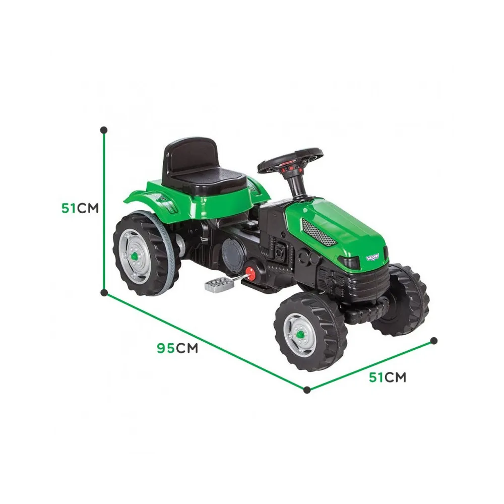 WOOPIE Traktor na Pedały Farmer GoTrac Ciągnik Ciche Koła